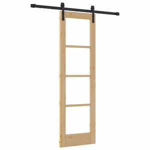 vidaXL Porte coulissante ORKDAL Naturel 61 x 198,5 cm