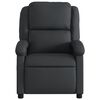 vidaXL Fauteuil inclinable électrique noir cuir véritable