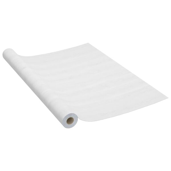 vidaXL Films autoadh&eacute;sifs pour portes 2 pcs Bois blanc 210x90 cm PVC
