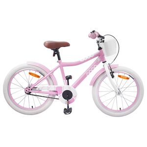 vidaXL V&eacute;lo pour Enfants 18 Pouces pour les 5-7 ans Rose clair