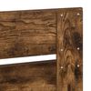 vidaXL Lit de Rangement Ch&ecirc;ne fum&eacute; 120 x 190 cm Bois d'ing&eacute;nierie