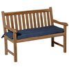 Madison Coussin de banc Panama 150x48 cm Bleu saphir
