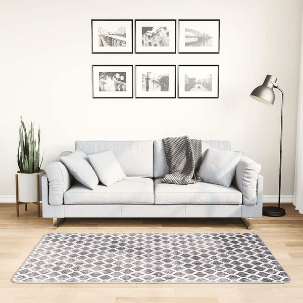 vidaXL Tapis lavable antidérapant 80x150 cm Multicolore