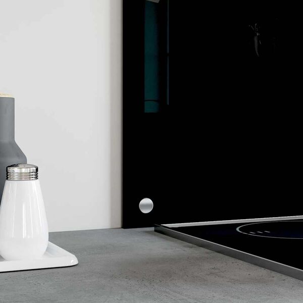 vidaXL Dosseret de cuisine Noir 100x40 cm Verre trempé