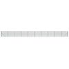 vidaXL Clôture en treillis métallique et piquet d'ancrage vert 1,8x25m