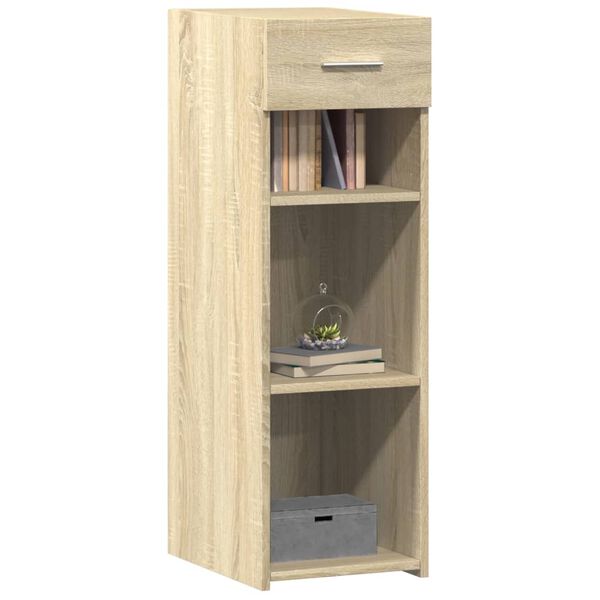vidaXL Buffet chêne sonoma 30x42,5x93 cm bois d'ingénierie