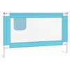 vidaXL Barri&egrave;re de s&eacute;curit&eacute; de lit d'enfant Bleu 120x25 cm Tissu