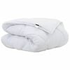 vidaXL Duvet d'hiver 200 x 135 x 5 cm Hiver Polyester Blanc Respirant