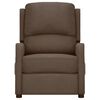 vidaXL Fauteuil de massage Taupe Tissu