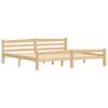 vidaXL Cadre de lit sans matelas bois massif de pin 200x200 cm