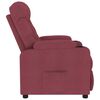 vidaXL Fauteuil de massage Rouge bordeaux Tissu