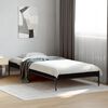 vidaXL Cadre de lit sans matelas noir 90x200 cm