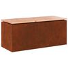 vidaXL Banc de jardin 2 -Seater 100 x 40 x 43 cm Rouill&eacute; Rectangulaire