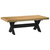 vidaXL Table basse NOAIN pieds en forme de X 120x60x40 cm massif pin