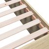 vidaXL Cadre de lit sans matelas ch&ecirc;ne sonoma 180x200 cm
