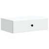 vidaXL Table d'appoint murale Blanc 59 x 34,5 x 17 cm