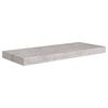 vidaXL &Eacute;tag&egrave;res murales flottantes 2 pcs gris b&eacute;ton 60x23,5x3,8 cm MDF