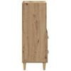 vidaXL Buffet ch&ecirc;ne artisanal 34 x 34,5 x 90 cm Bois d'ing&eacute;nierie