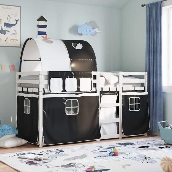 vidaXL Lit superposé sans matelas 90x190 cm bois de pin massif