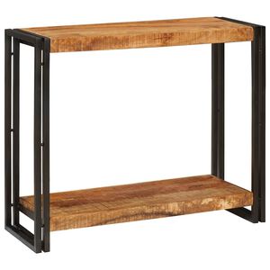 vidaXL Table console Marron 90 x 33 x 75 cm Bois de mangue massif