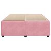 vidaXL Cadre de lit sans matelas rose 140x200 cm velours