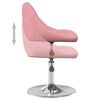 vidaXL Chaises à manger pivotantes lot de 4 Rose Velours