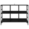 vidaXL Buffet Ch&ecirc;ne noir 102 x 32 x 73,5 cm