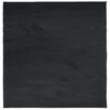 vidaXL Tapis OVIEDO &agrave; poils courts noir 200x200 cm