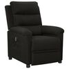 vidaXL Fauteuil inclinable &eacute;lectrique Noir Tissu