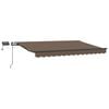 vidaXL Auvent r&eacute;tractable Taupe 600 &times; 300 cm Tissu et Aluminium
