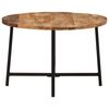 vidaXL Table basse 54x54x35 cm bois de manguier solide et fer