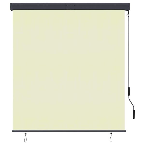 vidaXL Store roulant d'ext&eacute;rieur 140 x 250 cm Cr&egrave;me