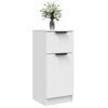 vidaXL Buffets 2 pcs blanc 30x30x70 cm bois d'ing&eacute;nierie