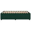 vidaXL Cadre de lit sans matelas vert fonc&eacute; 120x190 cm velours