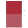 vidaXL Store enrouleur occultant rouge largeur du tissu 131,6 cm