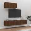 vidaXL Ensemble de meubles TV 3 pcs Ch&ecirc;ne marron Bois d'ing&eacute;nierie