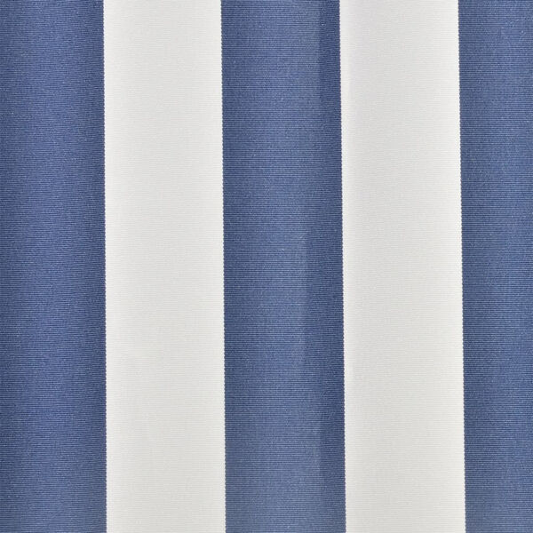 vidaXL Toit d'auvent toile bleu et blanc 3 x 2,5 m (cadre non inclus)