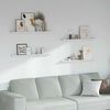 vidaXL &Eacute;tag&egrave;re Murale avec &eacute;tag&egrave;re 4 pcs Marbre blanc 100 x 9 x 3 cm
