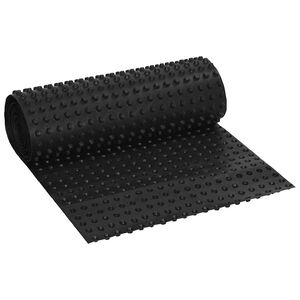 vidaXL Feuille de drainage Noir 0,5 x 10 m HDPE