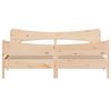 vidaXL Cadre de lit sans matelas 200x200 cm bois massif de pin