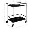 House Nordic Chariot de bar Avery 68x40x59 cm Noir