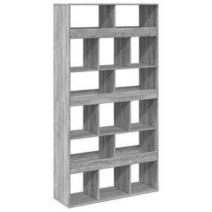 vidaXL Biblioth&egrave;que sonoma gris 100x33x187,5 cm bois d'ing&eacute;nierie