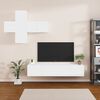 vidaXL Ensemble de meubles TV 7 pcs Blanc Bois d'ing&eacute;nierie