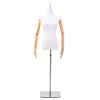 vidaXL Mannequin ajustable 165-213 cm avec socle Femme PP Blanc