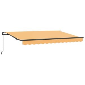 vidaXL Auvent R&eacute;tractable Sable 3 x 2 m tissu