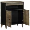 vidaXL Buffet 60x33x75 cm Bois massif de manguier