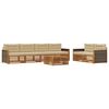 vidaXL Ensemble de canap&eacute;s d'ext&eacute;rieur 7 pcs Naturel et Beige