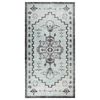 vidaXL Tapis &agrave; tissage plat d'ext&eacute;rieur 80x150 cm Vert et gris