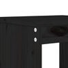 vidaXL Ensemble de bar de jardin 5 pcs noir bois de pin massif