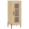 vidaXL Buffet Ch&ecirc;ne sonoma 34,5x34x90 cm Bois d'ing&eacute;nierie